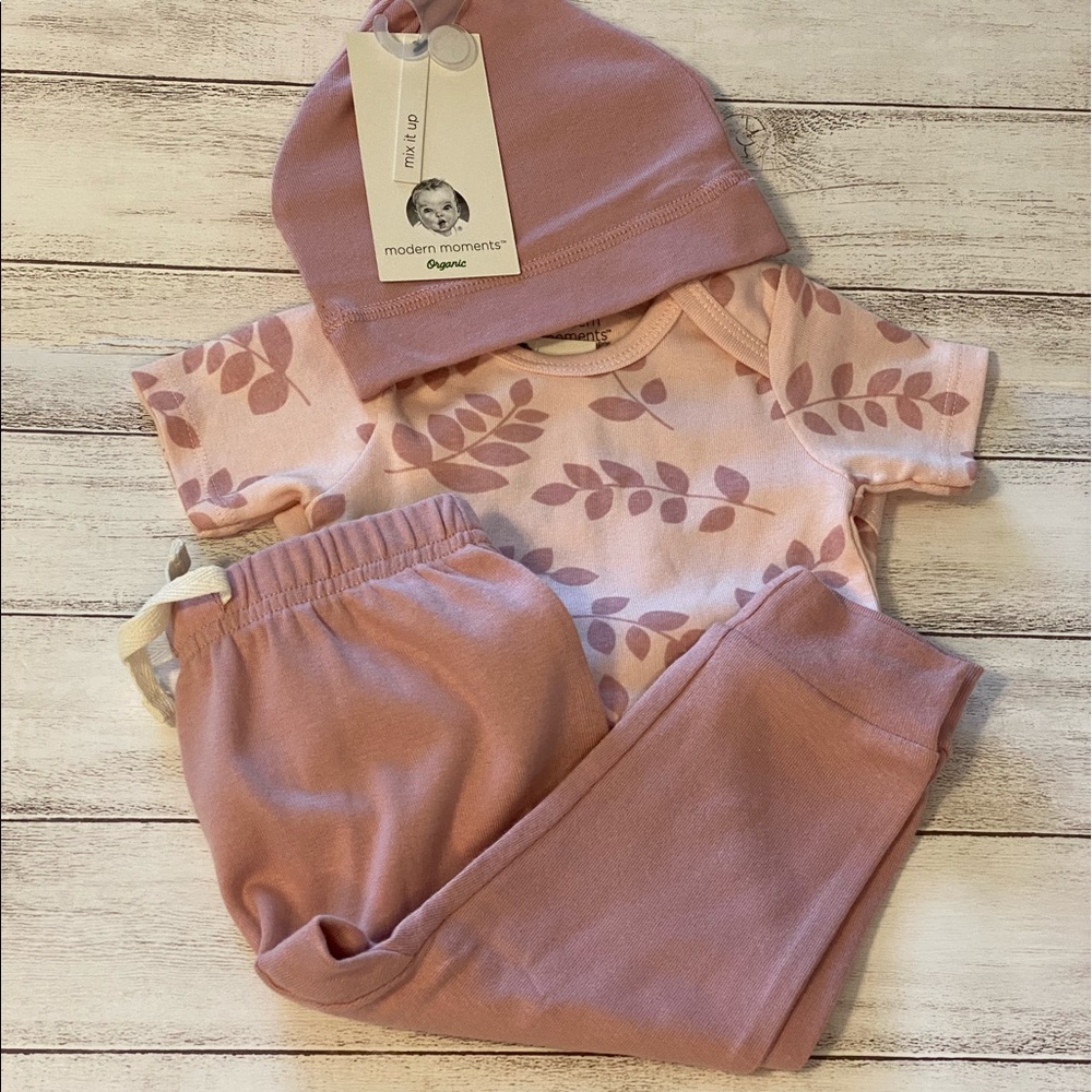 Modern Moments Organic by Gerber Baby Set 6-9M